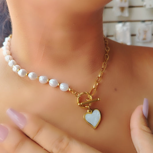 COLLAR ALMA DE NÁCAR – Amor que florece
