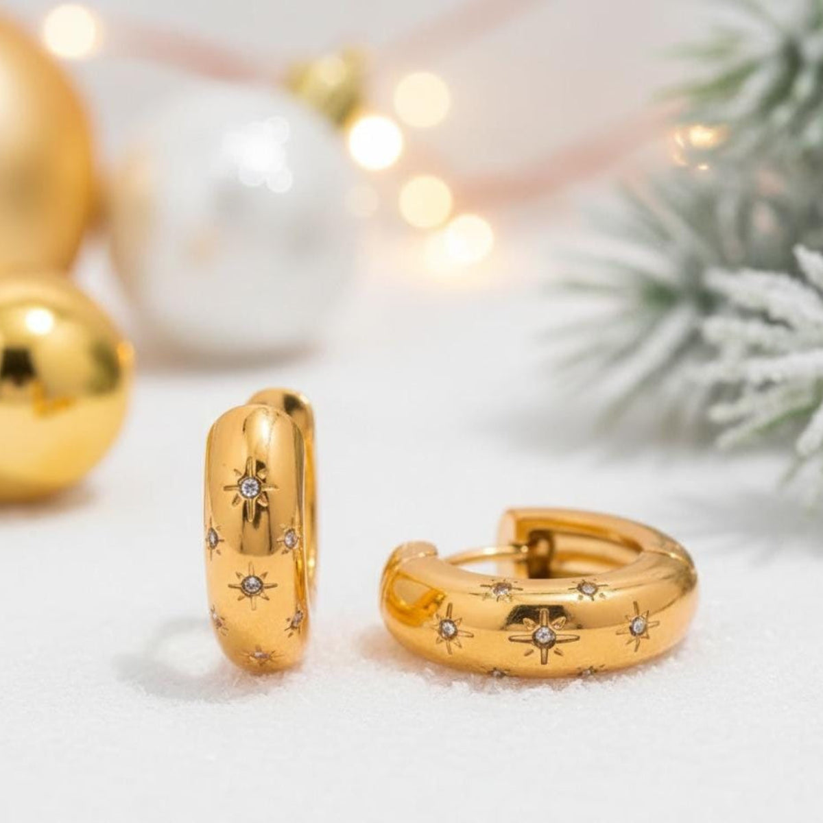 HOOPS DESTELLO DORADO